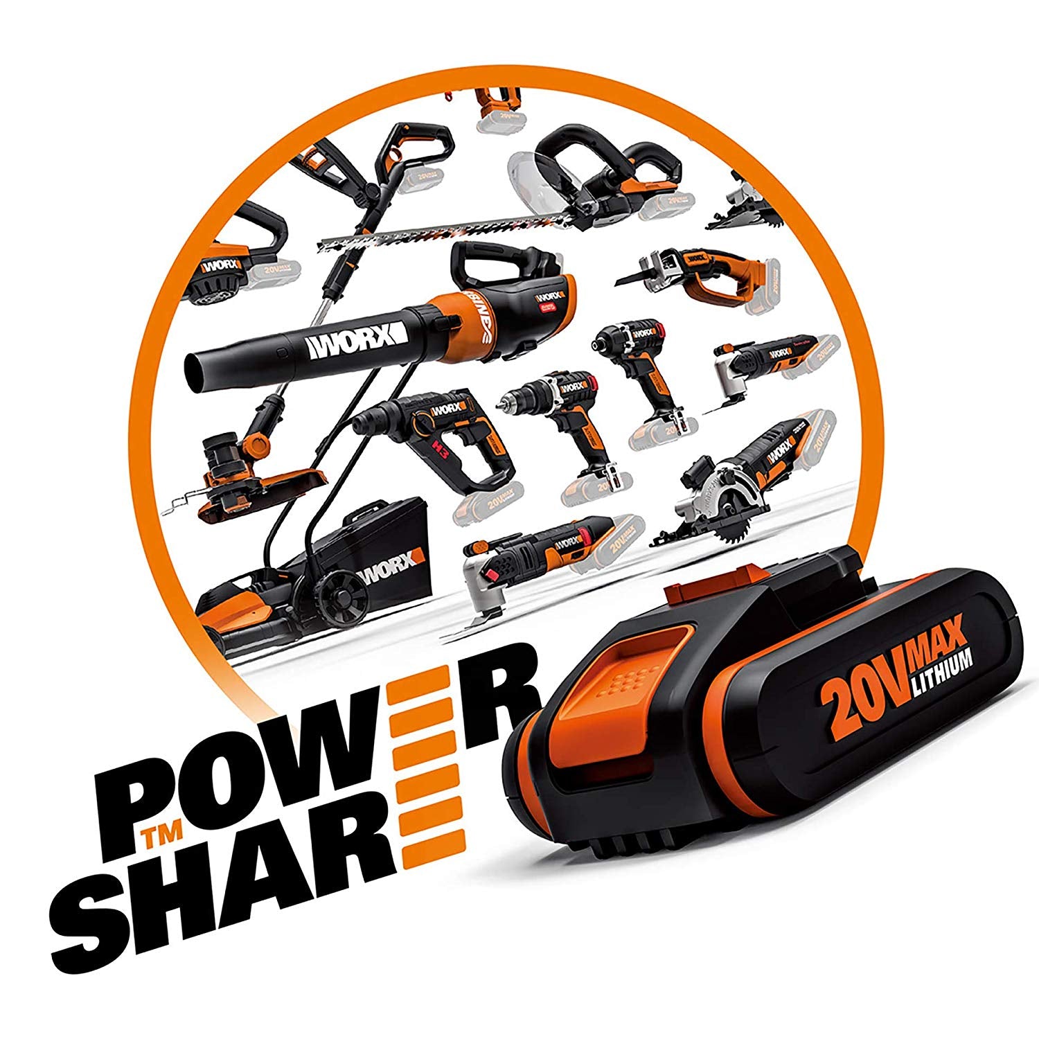 Rasaerba a batteria Worx WG751E - due batterie da 20v + 20v da 4Ah - scocca in acciaio