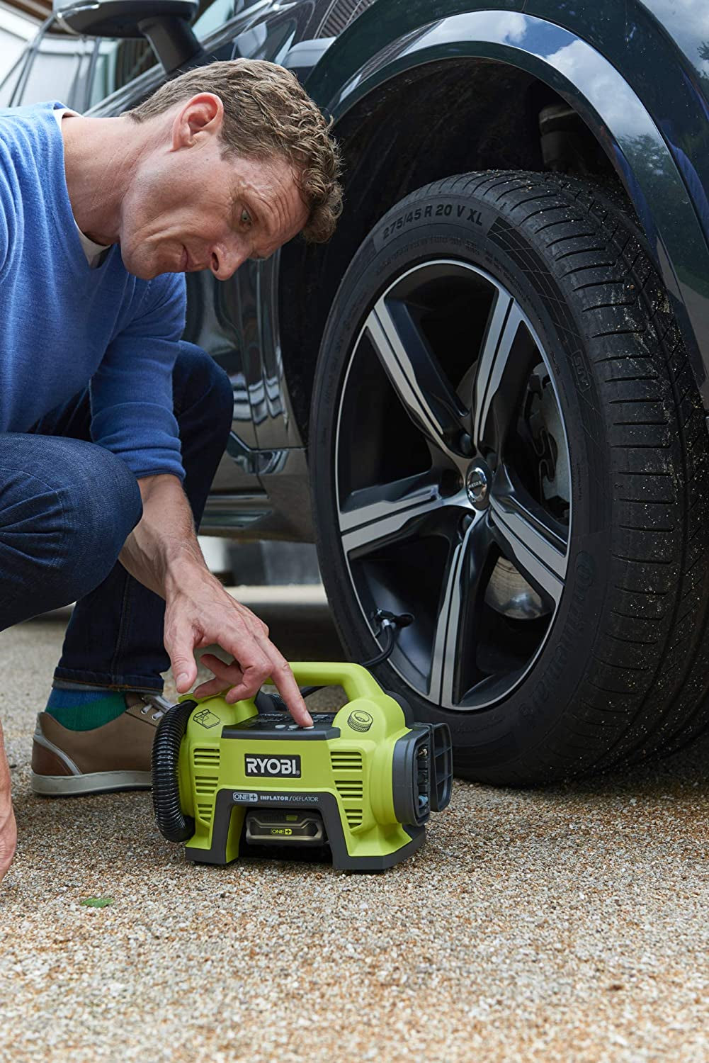 Ryobi R18I - Compressore aria portatile a batteria 18V ONE+ / solo corpo macchina
