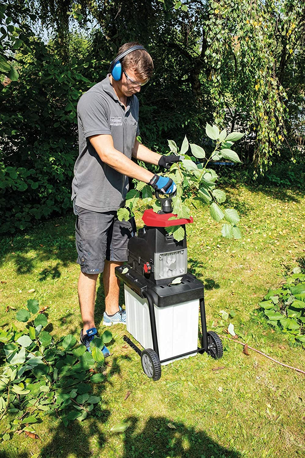Scheppach GS60 - Biotrituratore elettrico a rullo 2800W