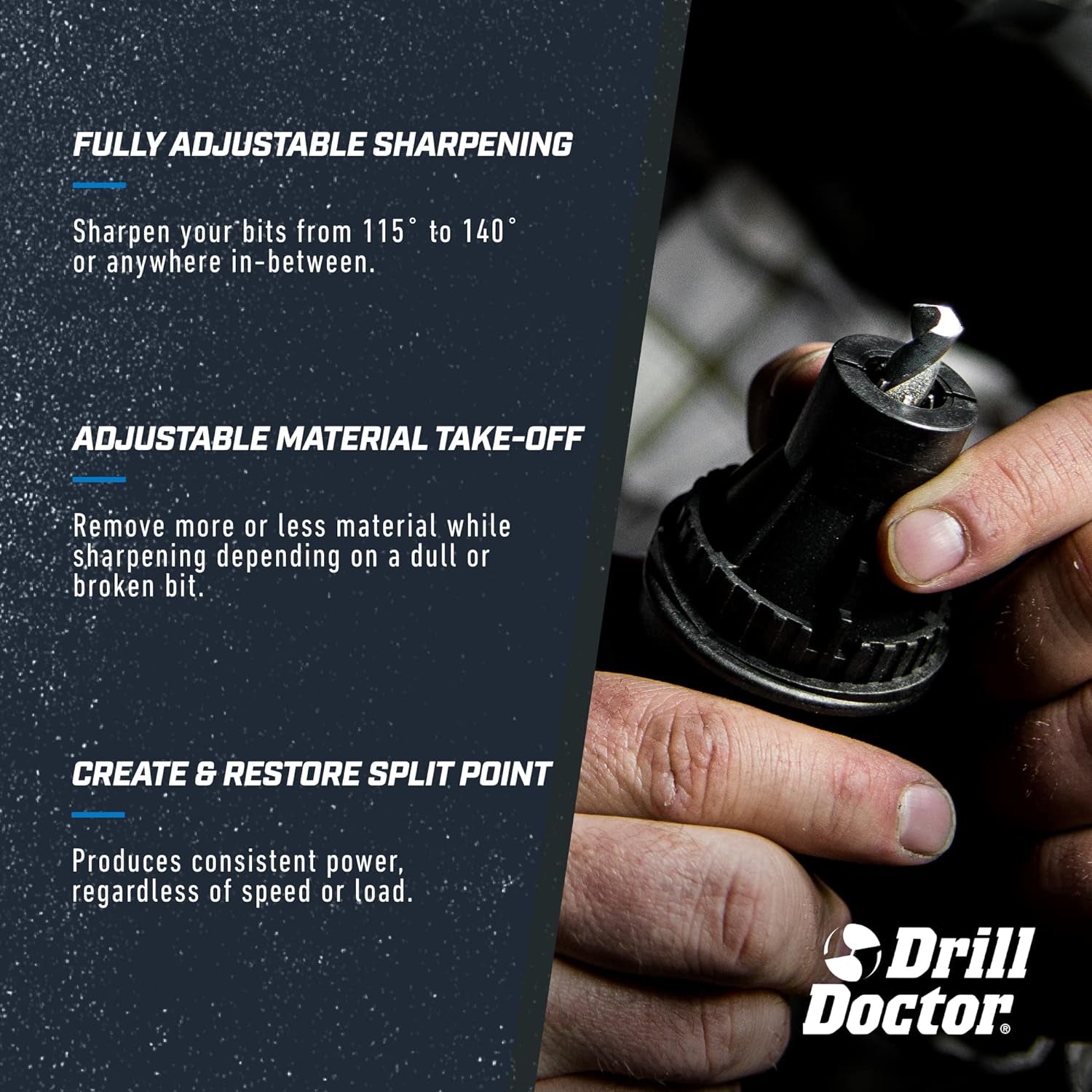 Drill Doctor DD750X - Affilapunte professionale per punte da 2 a 19 mm 
