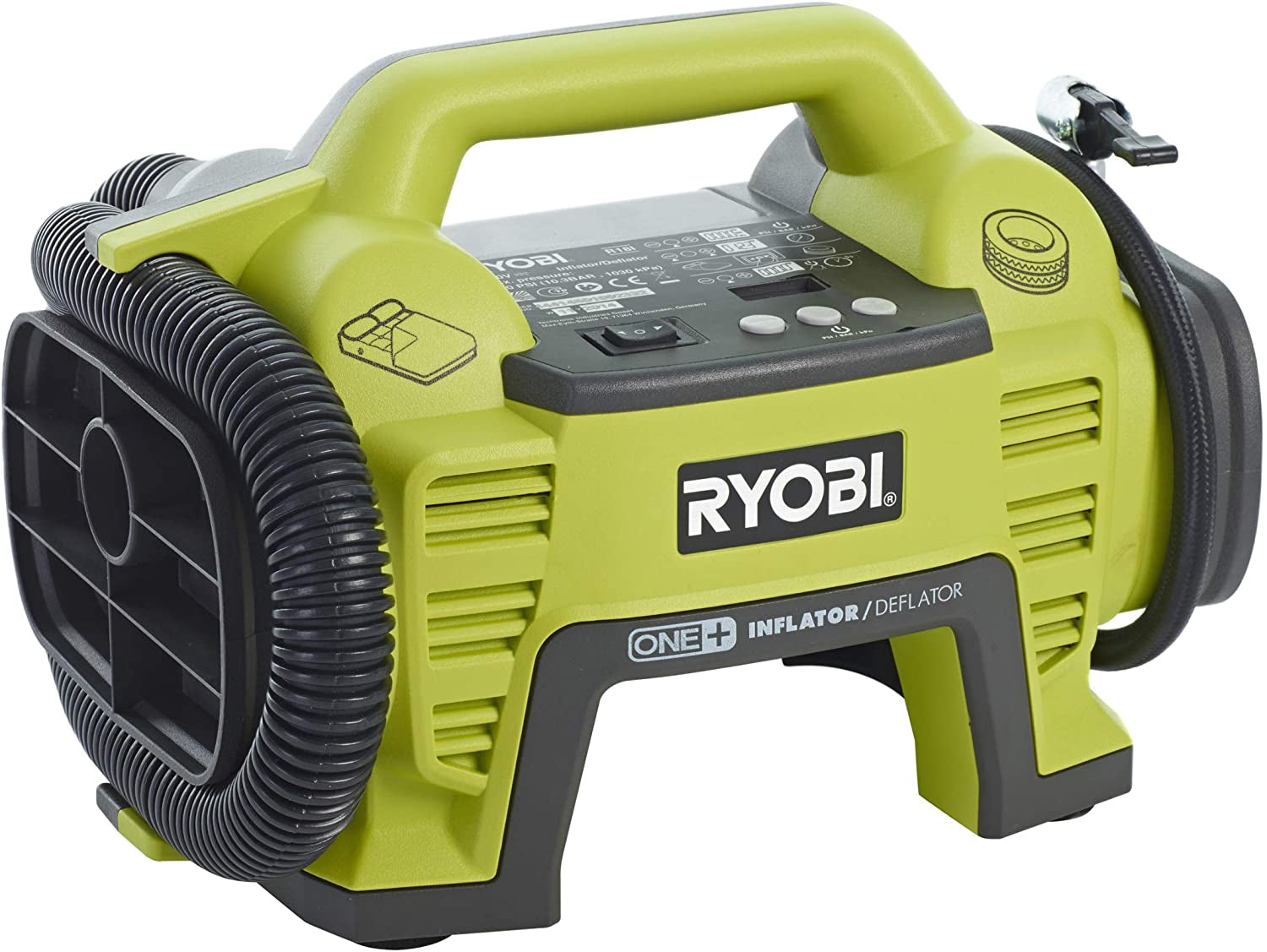 Ryobi R18I - Compressore aria portatile a batteria 18V ONE+ / solo corpo macchina