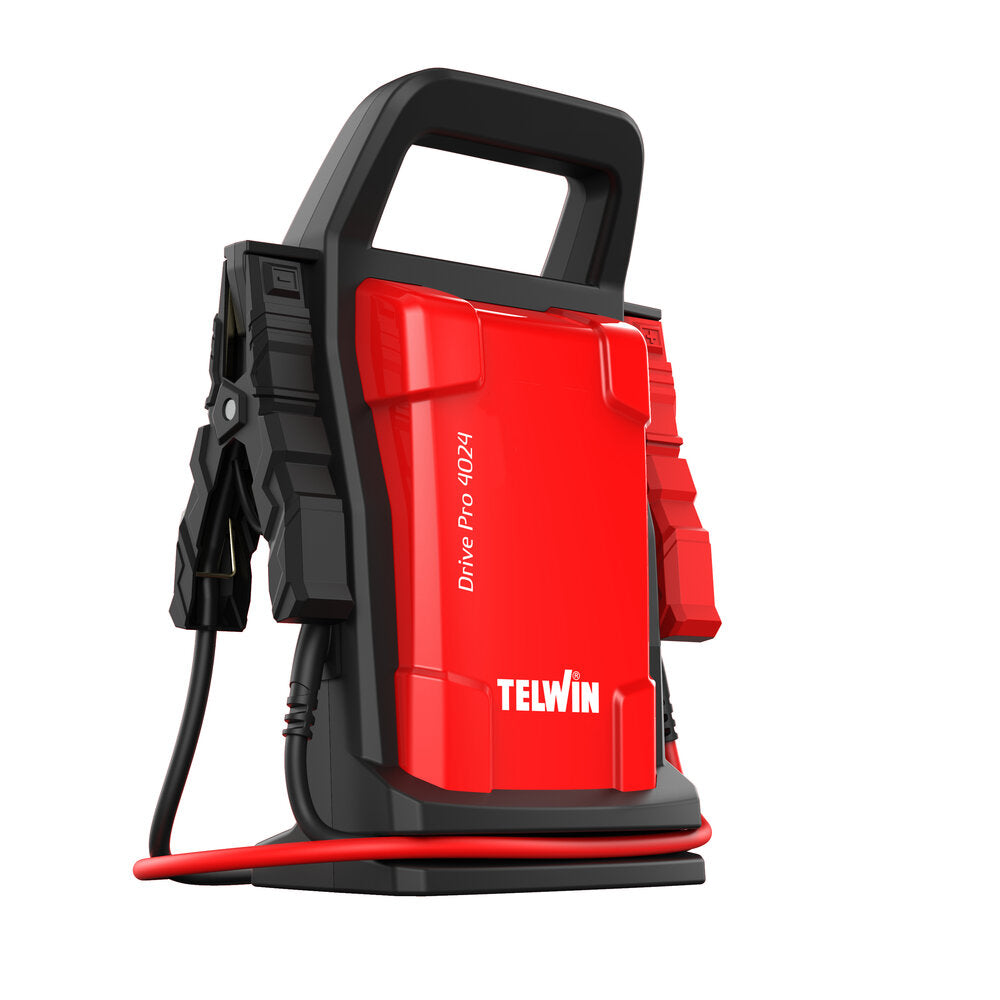Telwin DRIVE PRO 4024 – Avviatore per auto moto camion multifunzione portatile 12V/24V