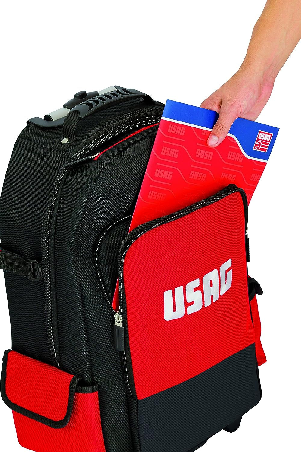 Usag 007 TV - Zaino trolley professionale portautensili per attrezzi (vuoto)