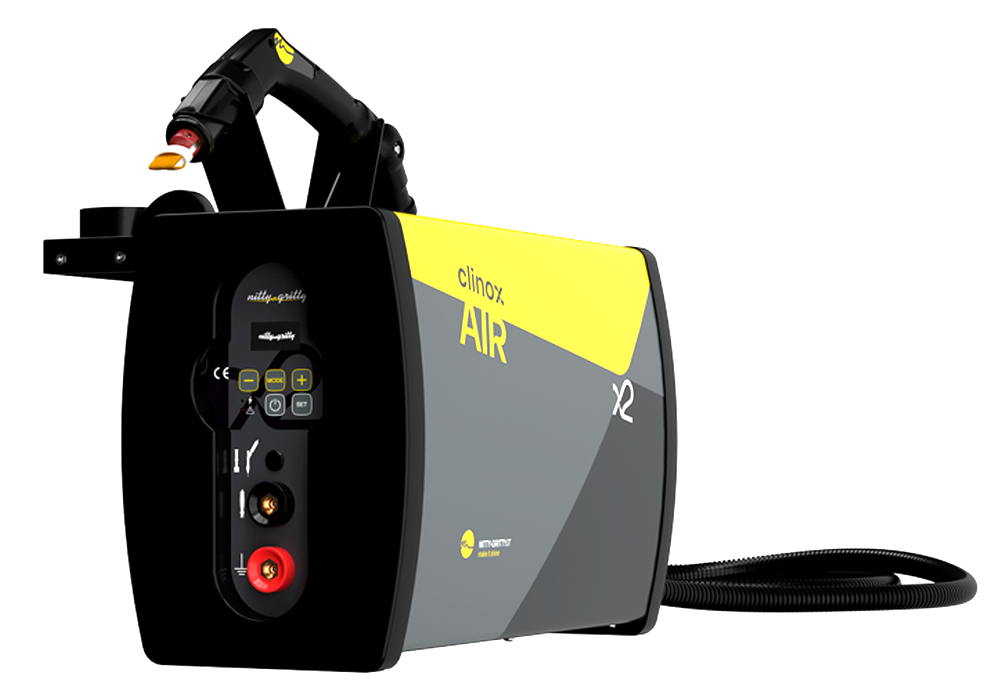 CLINOX AIR X2 Nitty-Gritty – Pulizia, decapaggio e passivazione saldature inox (Cod. AIRX2.230.01)