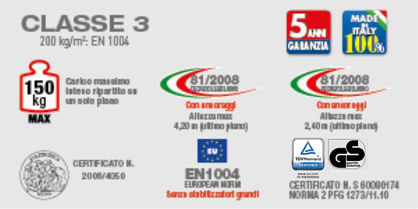 Facal Alumito AMMX - Trabattello professionale in alluminio - 5,4 metri