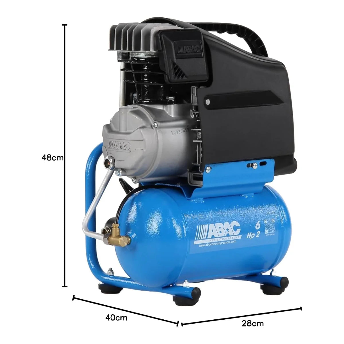 Abac START L20 - Compressore aria elettrico portatile monofase - 6L