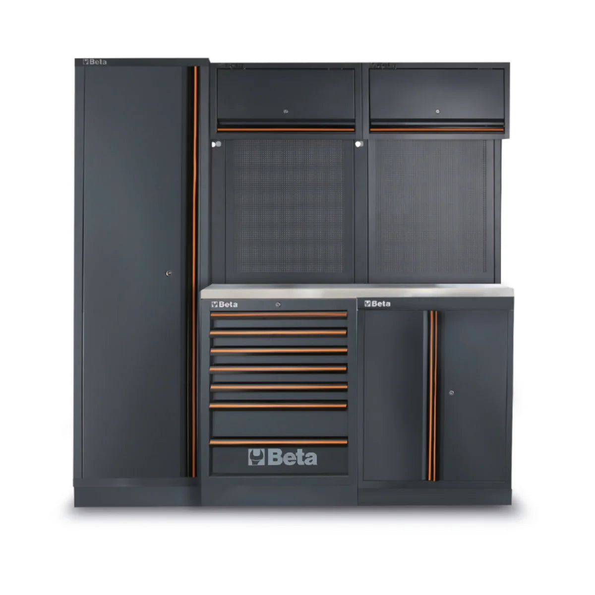 Beta C45PRO 2.0 B7X/196UT - Arredamento officina piano in acciaio - completo di 196 utensili