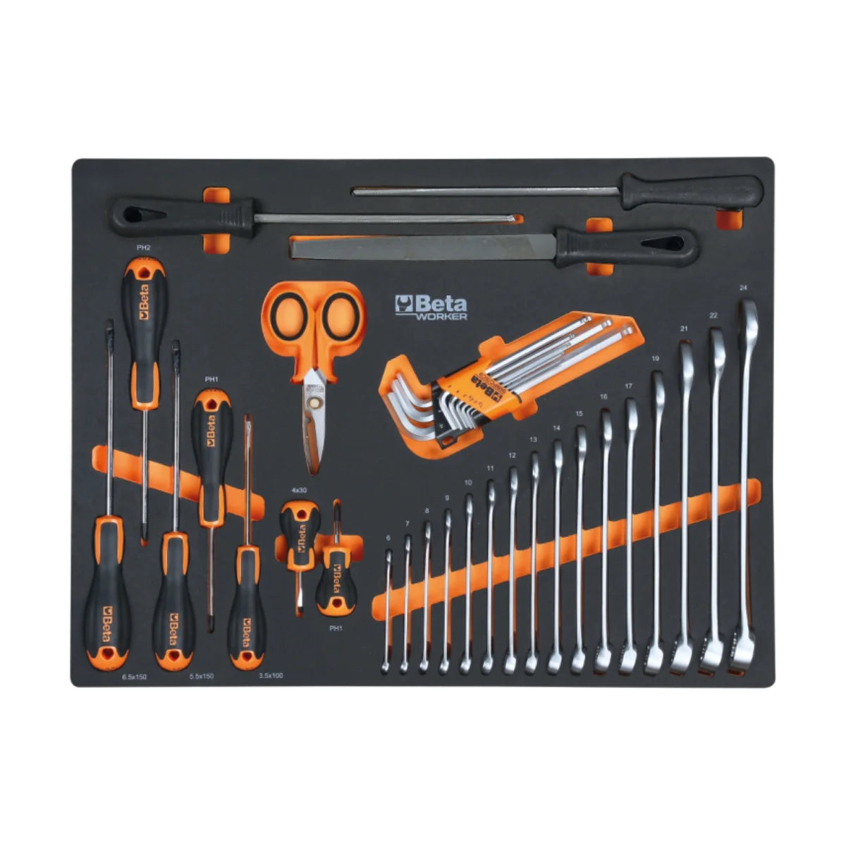 Beta C45PRO 2.0 B7X/196UT - Arredamento officina piano in acciaio - completo di 196 utensili