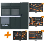 Beta RSC50 2.0 DX/224UT - Arredamento per officina piano in acciaio con 224 utensili