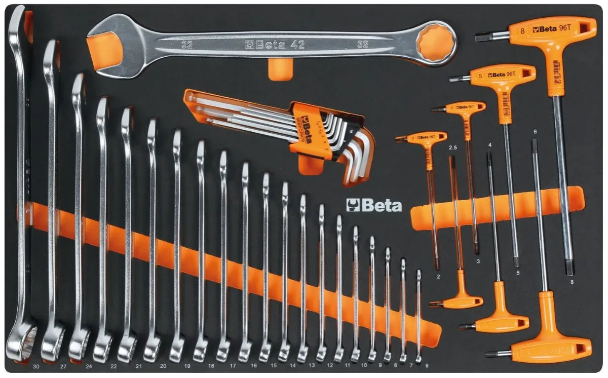 Beta RSC50 2.0 DX/224UT - Arredamento per officina piano in acciaio con 224 utensili