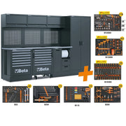 Beta RSC50 2.0 FX/445UT - Arredamento per officina piano in lamiera con 445 utensili
