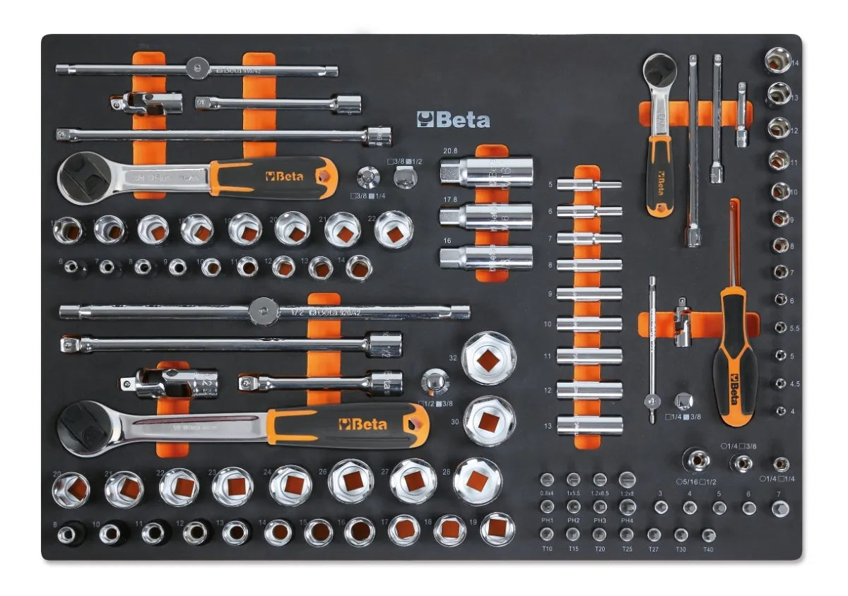 Beta RSC50 2.0 FX/445UT - Arredamento per officina piano in lamiera con 445 utensili