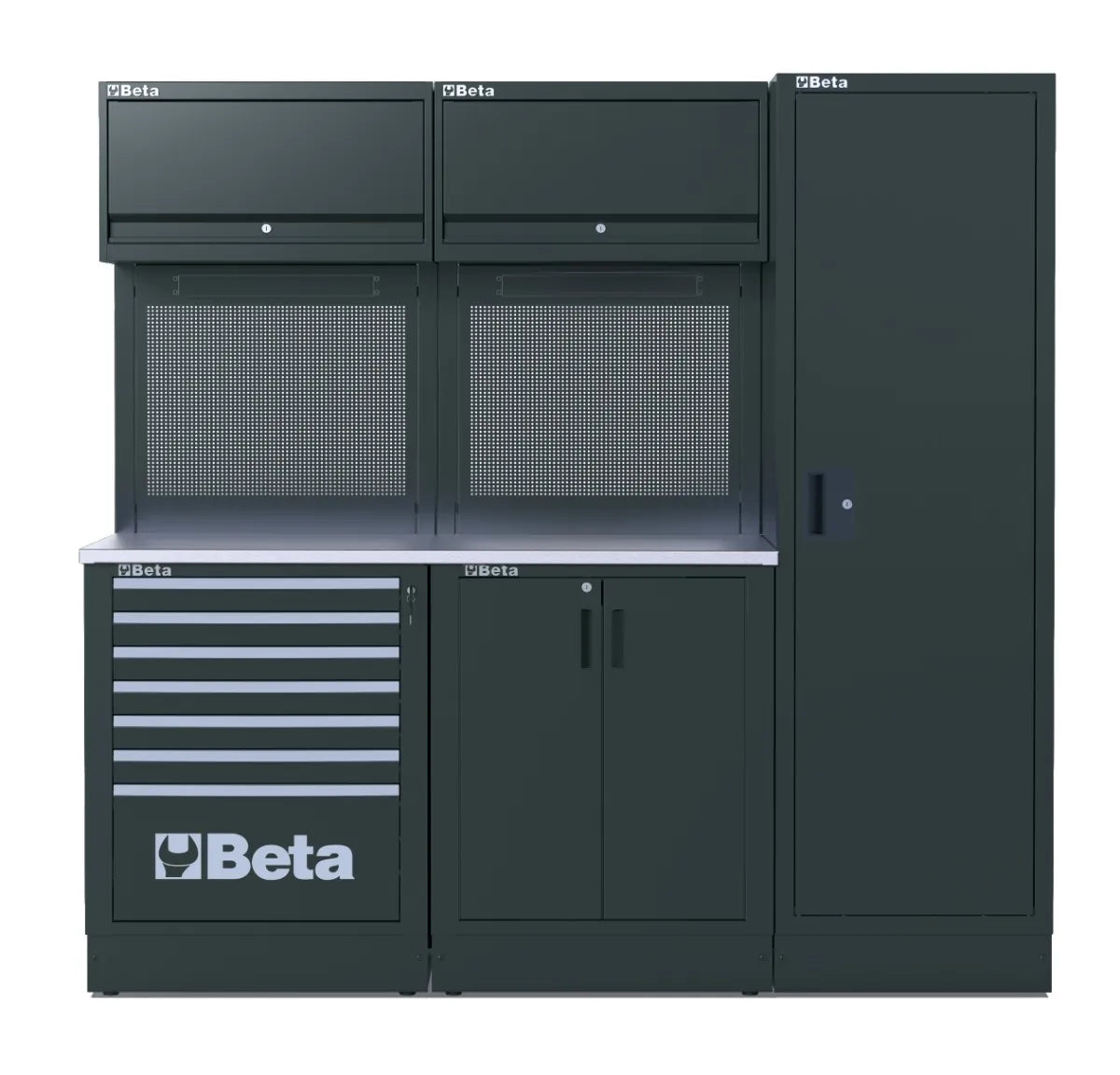 Beta RSC50 2.0 DX/223UT - Arredamento per officina piano in acciaio con 223 utensili