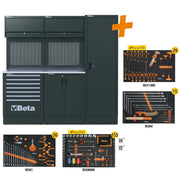 Beta RSC50 2.0 DX/223UT - Arredamento per officina piano in acciaio con 223 utensili
