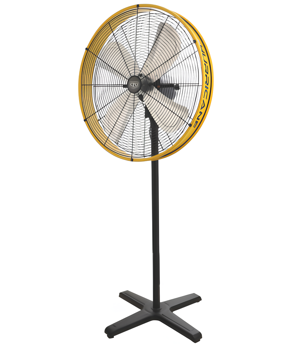 Cfg EV065 HURRICANE Ventilatore piantana in metallo ø 65/71 cm , 220V - 170W n.3 velocità , altezza fino a 160 cm