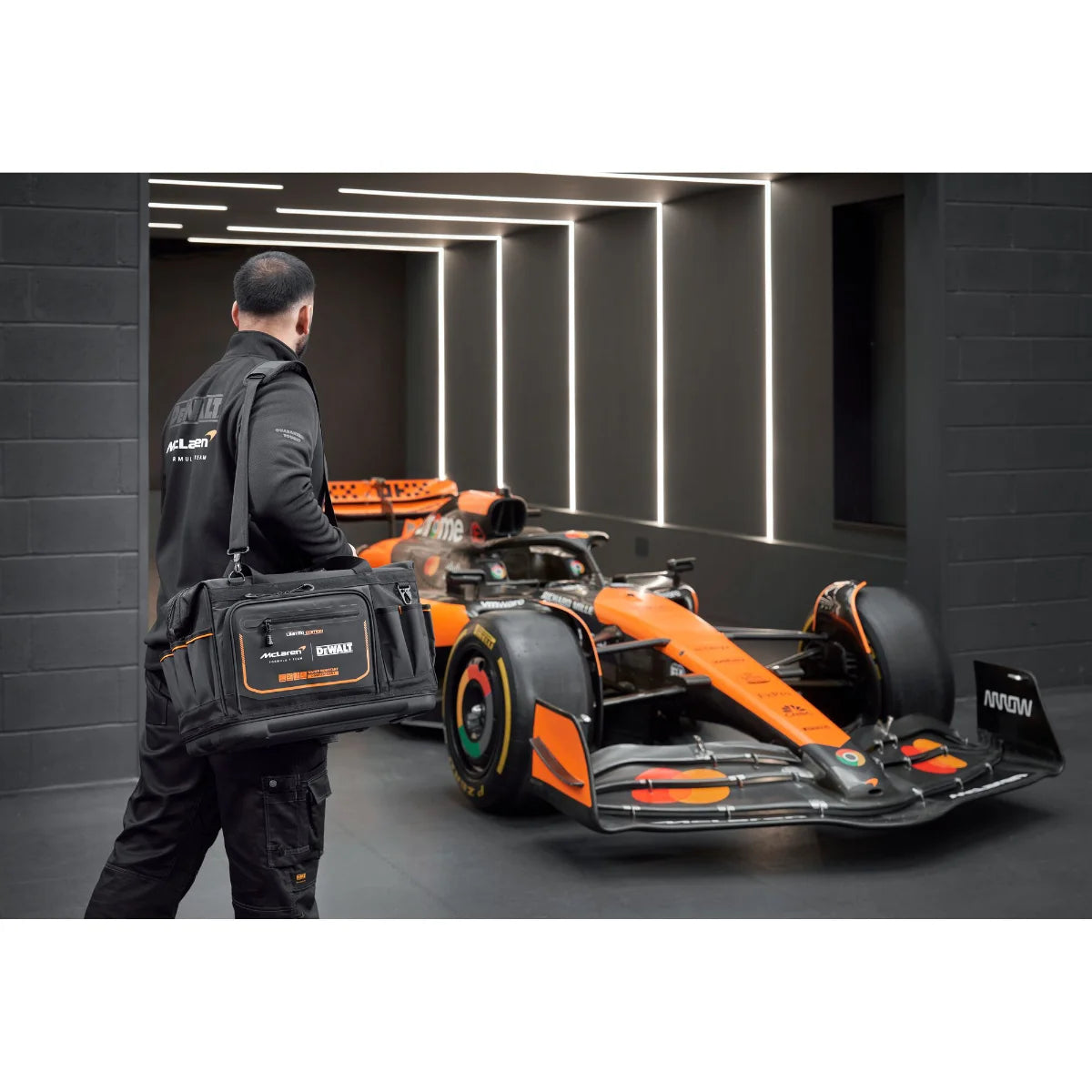 Dewalt DWST60104-9 - Borsa rettangolare porta attrezzi McLaren con tracolla - vuota