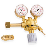 Deca 010836 Riduttore di pressione Argon-CO2, 2 manometri