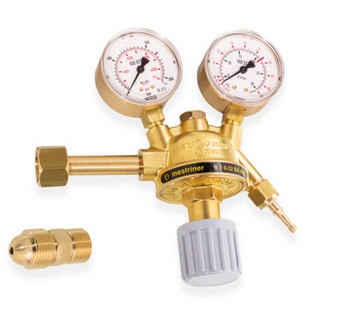 Deca 010836 Riduttore di pressione Argon-CO2, 2 manometri