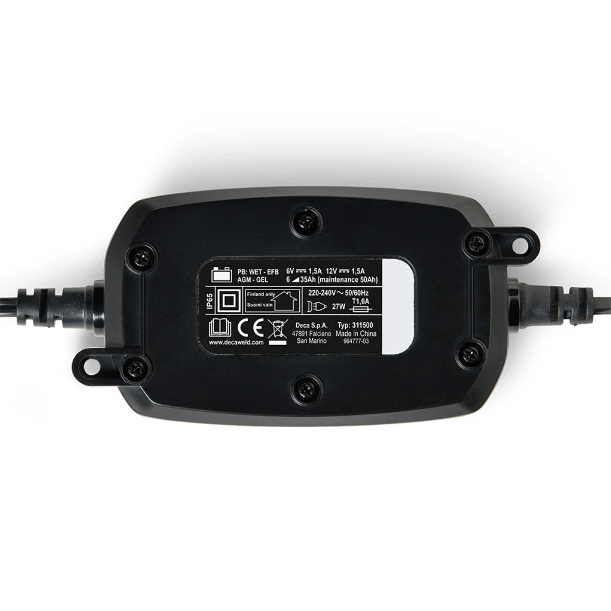 Deca DB 1.5 - Caricabatterie mantenitore auto moto 12V fino 35Ah