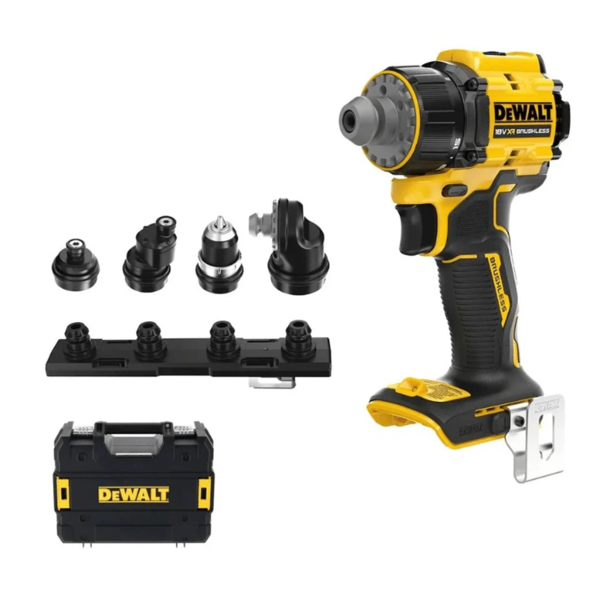 Dewalt DCD803NT-XJ 18V Trapano avvitatore multitesta corpo valigia senza batteria