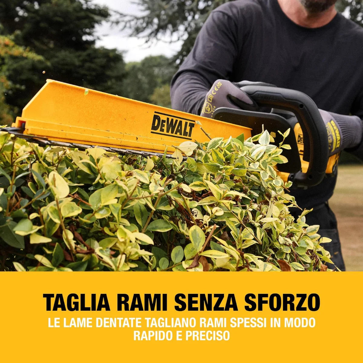 Dewalt DCMHT567N-XJ - Tagliasiepi a batteria 18V lama 60cm - Solo Corpo