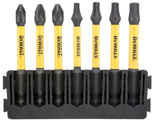 Dewalt DT70823-QZ set 7 pezzi torx FLEXTORQ e TOUGHCASE+ 57 mm