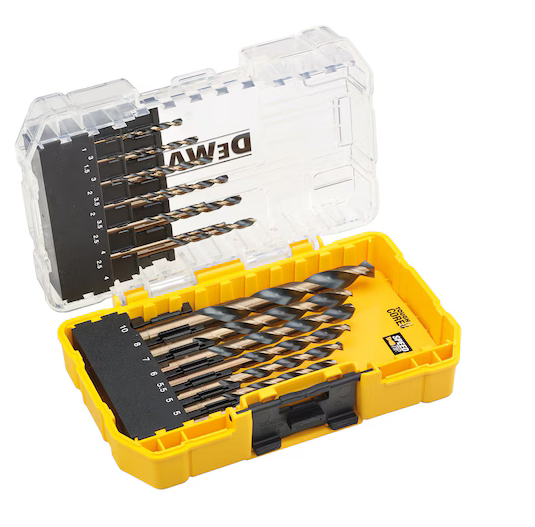 Dewalt DT70728 Serie Punte HSS-G per metallo 19PZ. BLACK&GOLD , 3 Taglienti