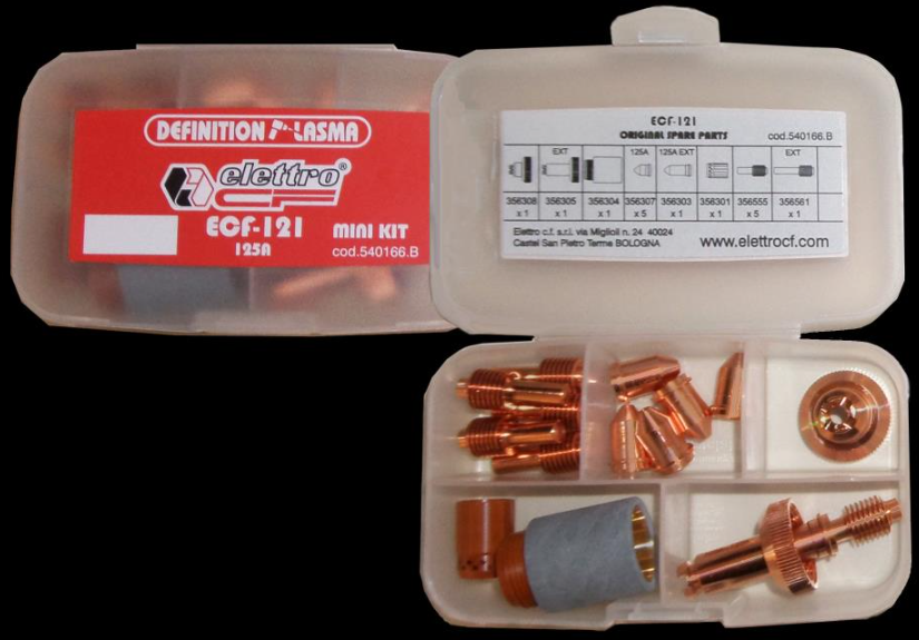 Elettro cf 540166.B MINI KIT per torcia manuale ECF-121 (125A)