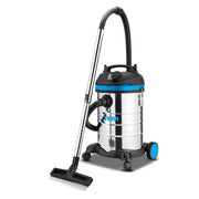 Fervi A040/301P - Aspirapolvere aspiraliquidi 30L aspirazione e soffiaggio