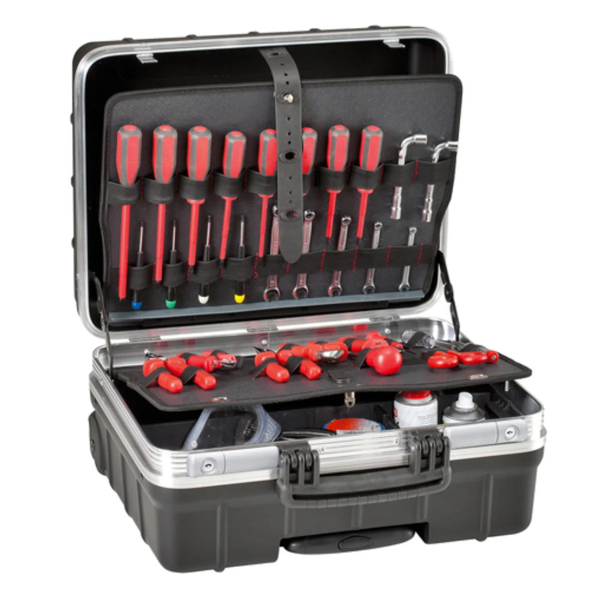 GT-LINE ATOMIK WH PEL Valigia trolley portautensili 465x354x244.5mm