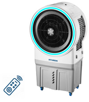 Hyundai 75210 Raffrescatore Ventilatore max 150W - max 60 m² portata d’aria di 7000 m³/h - cassa Bluetooth per la musica