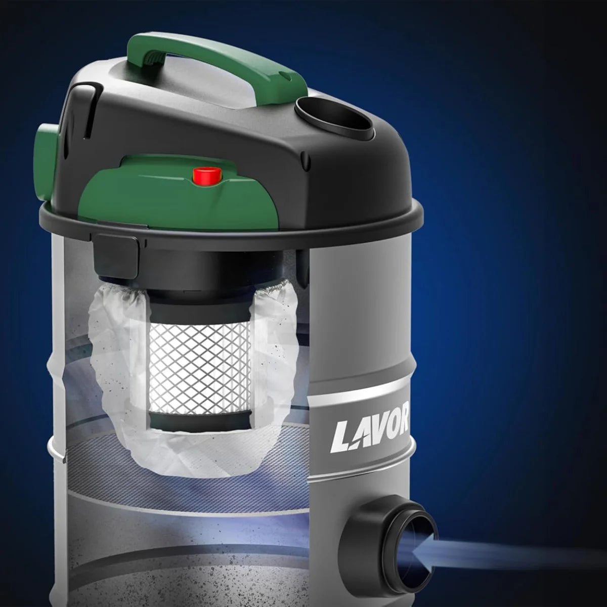 Lavor  Kombo Aspiracenere - polveri - liquidi 4 in 1 - 1200W- 28L