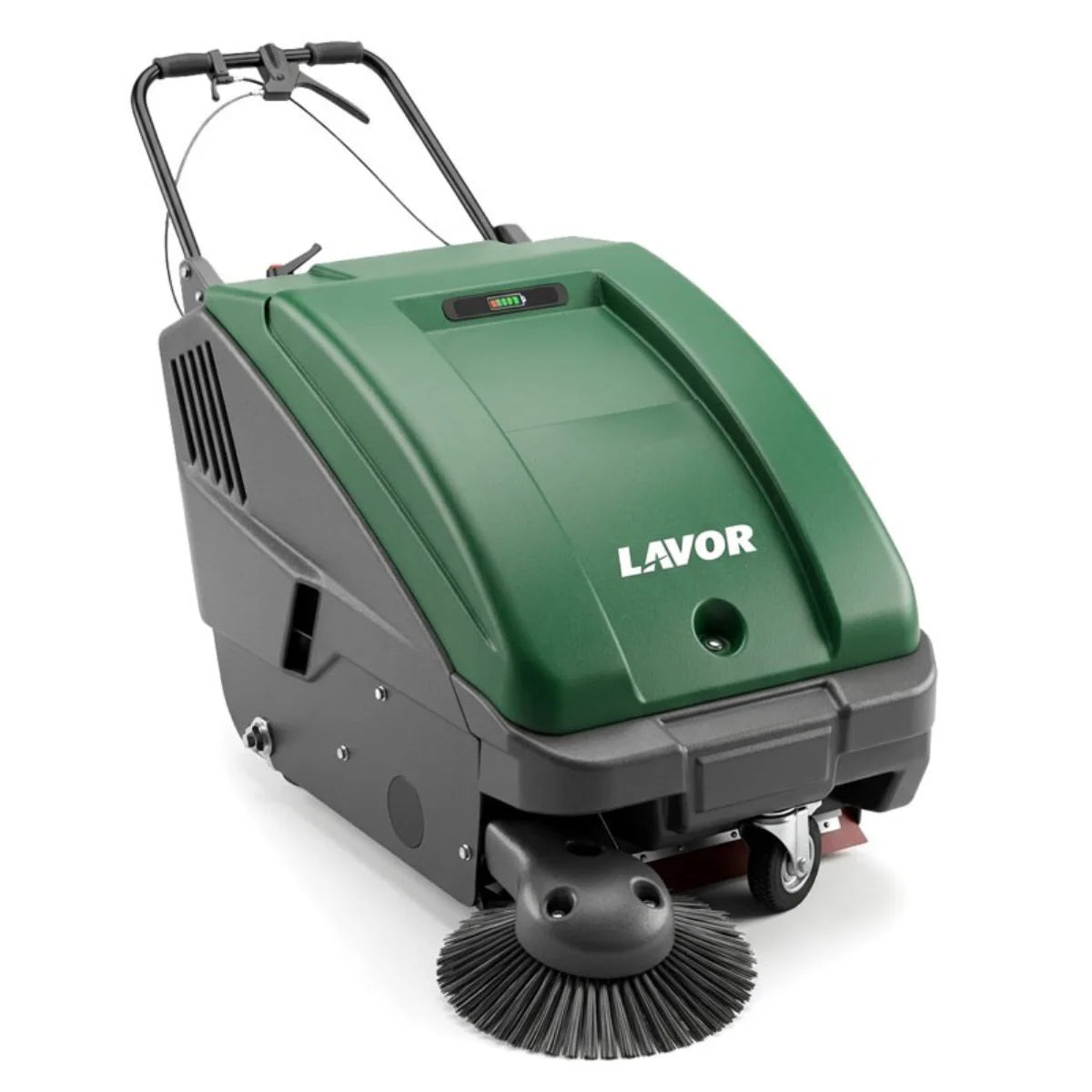 Lavor SLG 700 ET - Spazzatrice trazionata a batteria, incluso batteria al gel e caricabatterie fino a 680 mm di lavoro