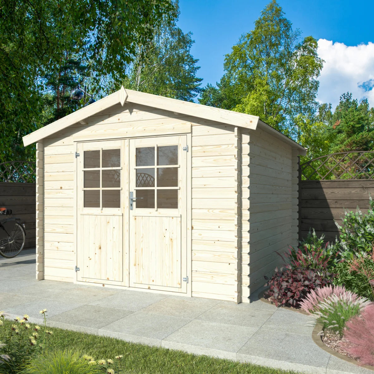Losa Legnami Astrid - Casetta da giardino in legno impregnato 300x300 cm