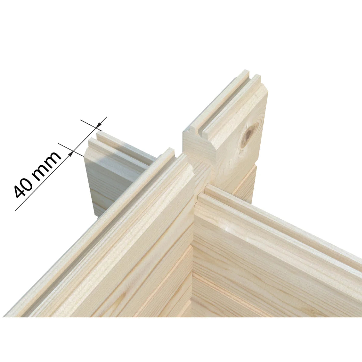 Losa Legnami Britta B - Casetta da giardino in legno impregnato 500x445 cm