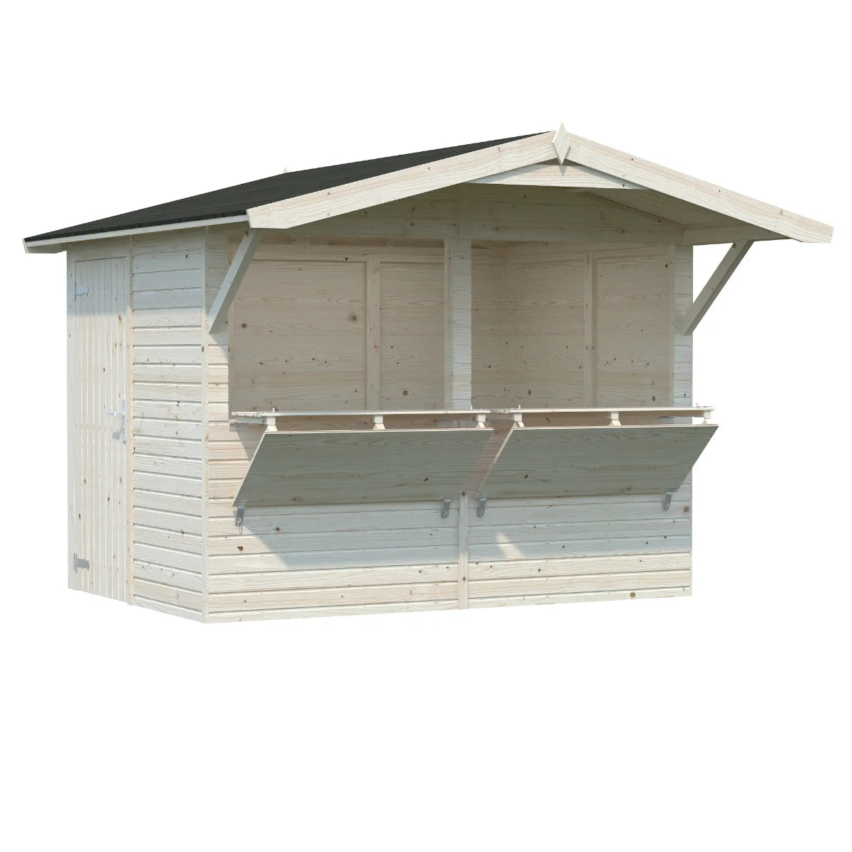 Losa Legnami Chiosco Stella A - Casetta da giardino in legno impregnato 273x190 cm