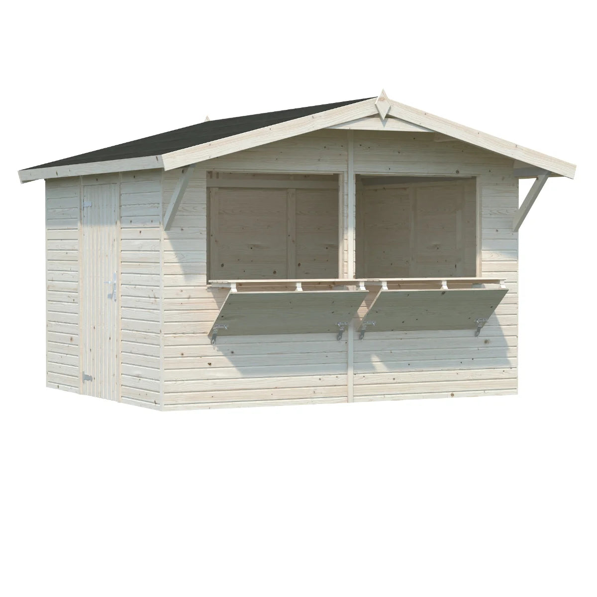 Losa Legnami Chiosco Stella B - Casetta da giardino in legno impregnato 323x259 cm