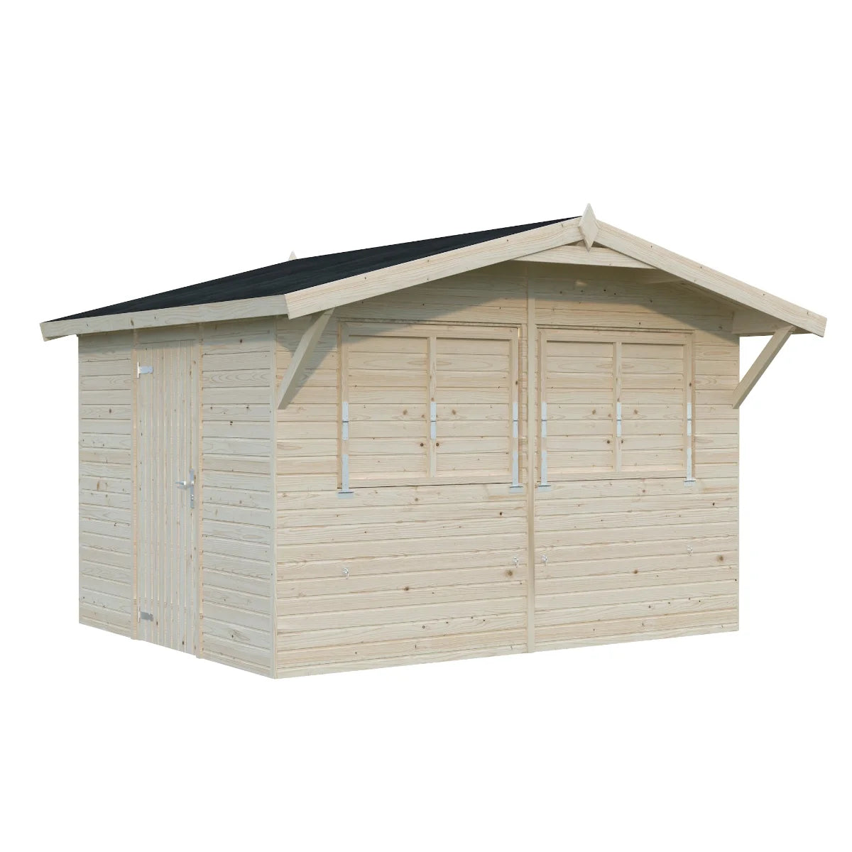 Losa Legnami Chiosco Stella B - Casetta da giardino in legno impregnato 323x259 cm