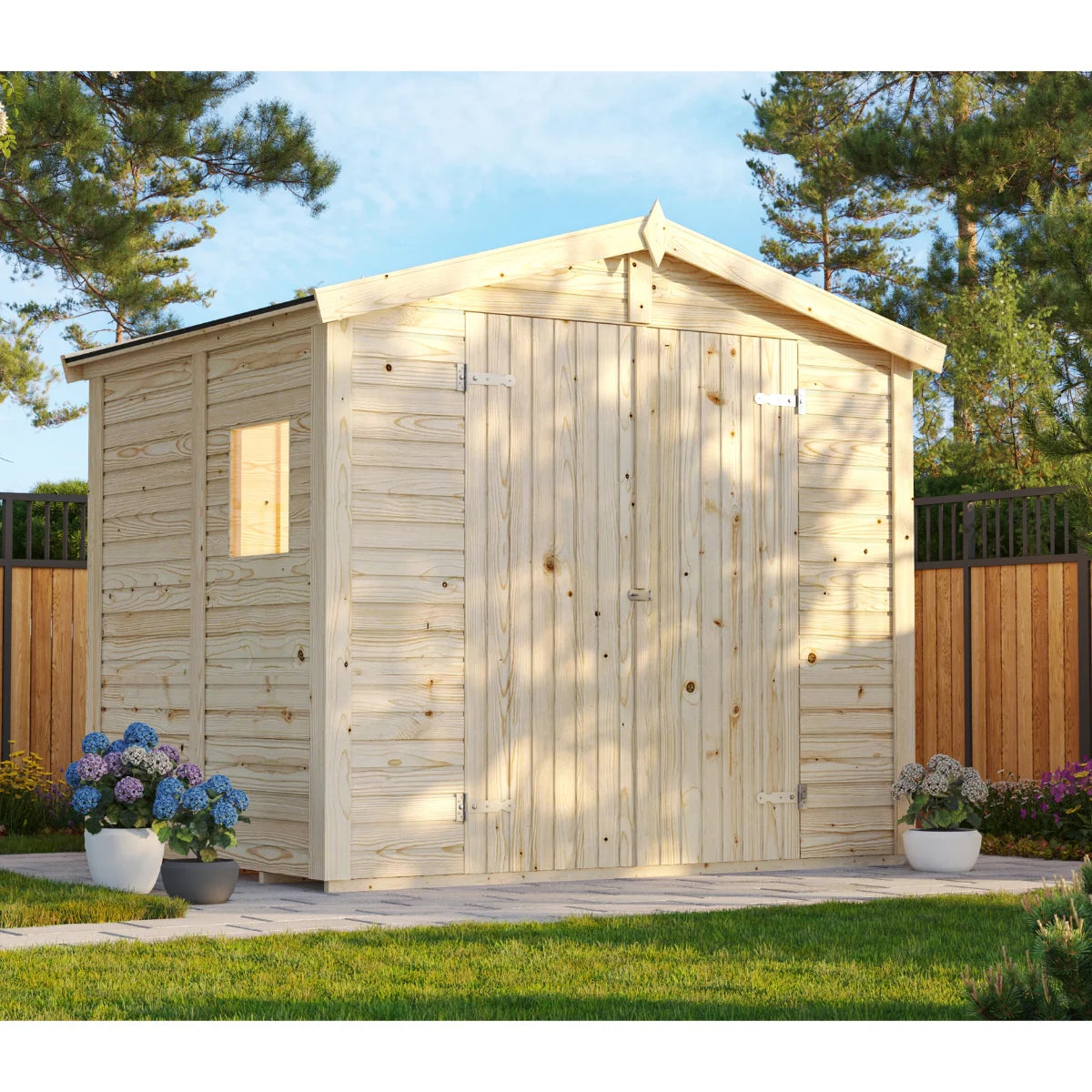 Losa Legnami Dan A - Casetta da giardino in legno impregnato 243x190 cm