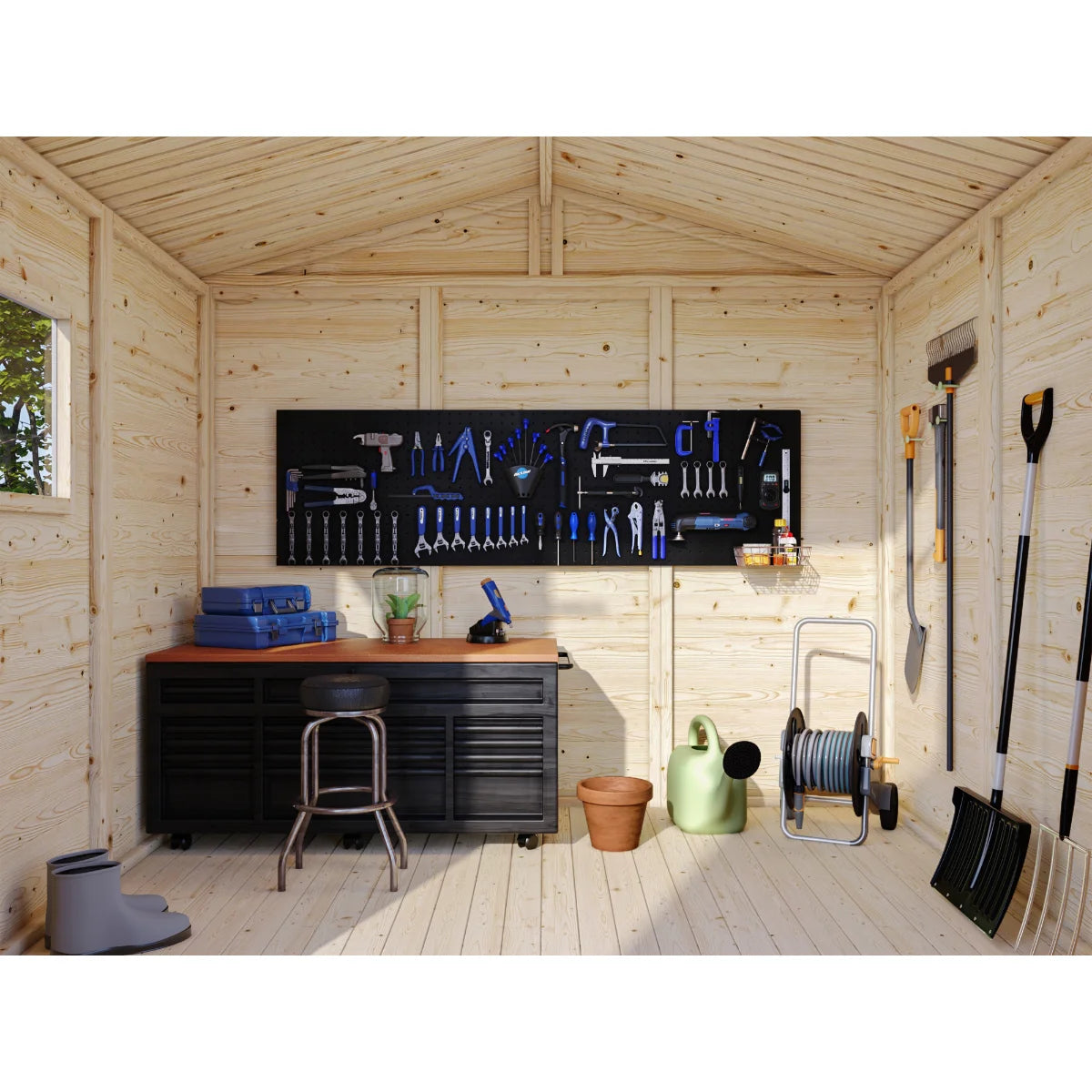 Losa Legnami Dan A - Casetta da giardino in legno impregnato 243x190 cm