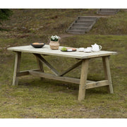 Losa Legnami Ercole - Tavolo con in legno di pino da giardino 240x90x82 cm
