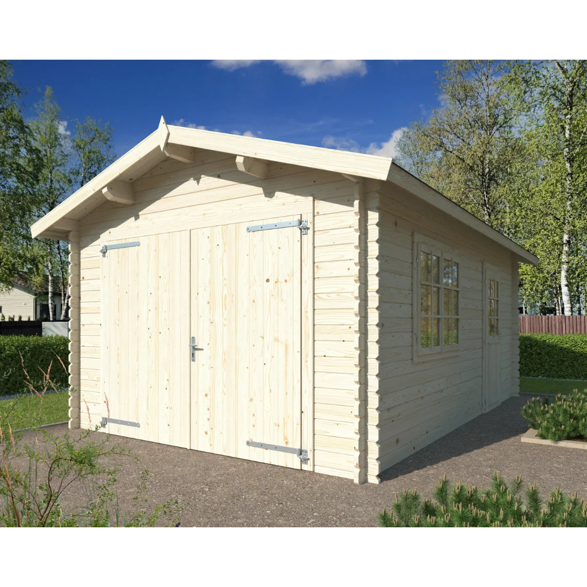 Losa Legnami Garage Tony - Casetta da giardino in legno impregnato 350x520 cm