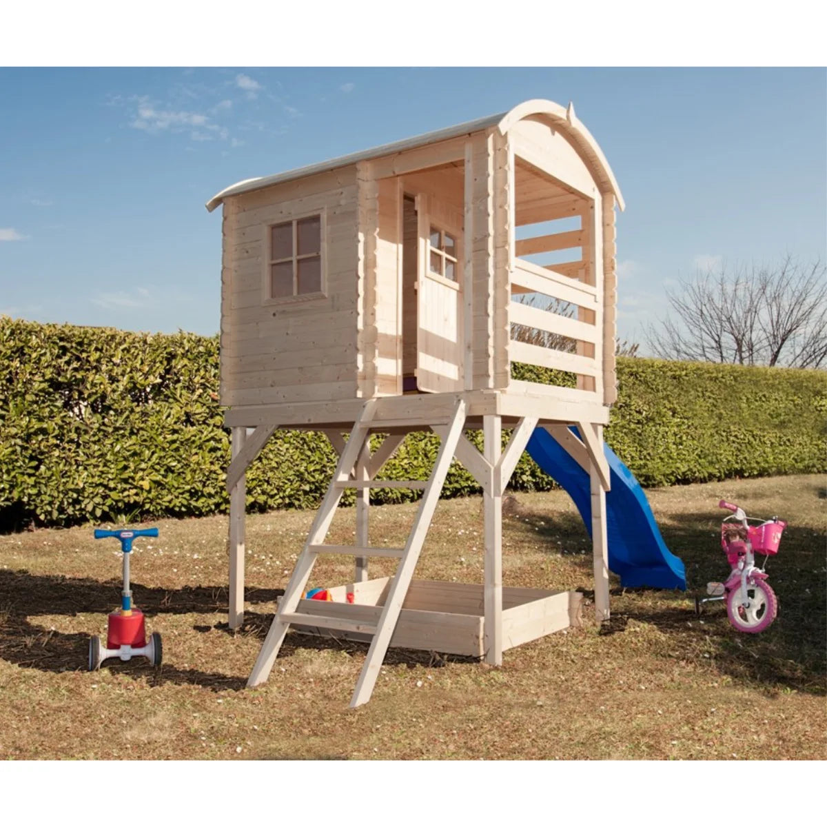 Losa Legnami Joy - Casetta da giardino per bambini in legno impregnato 163x118 cm
