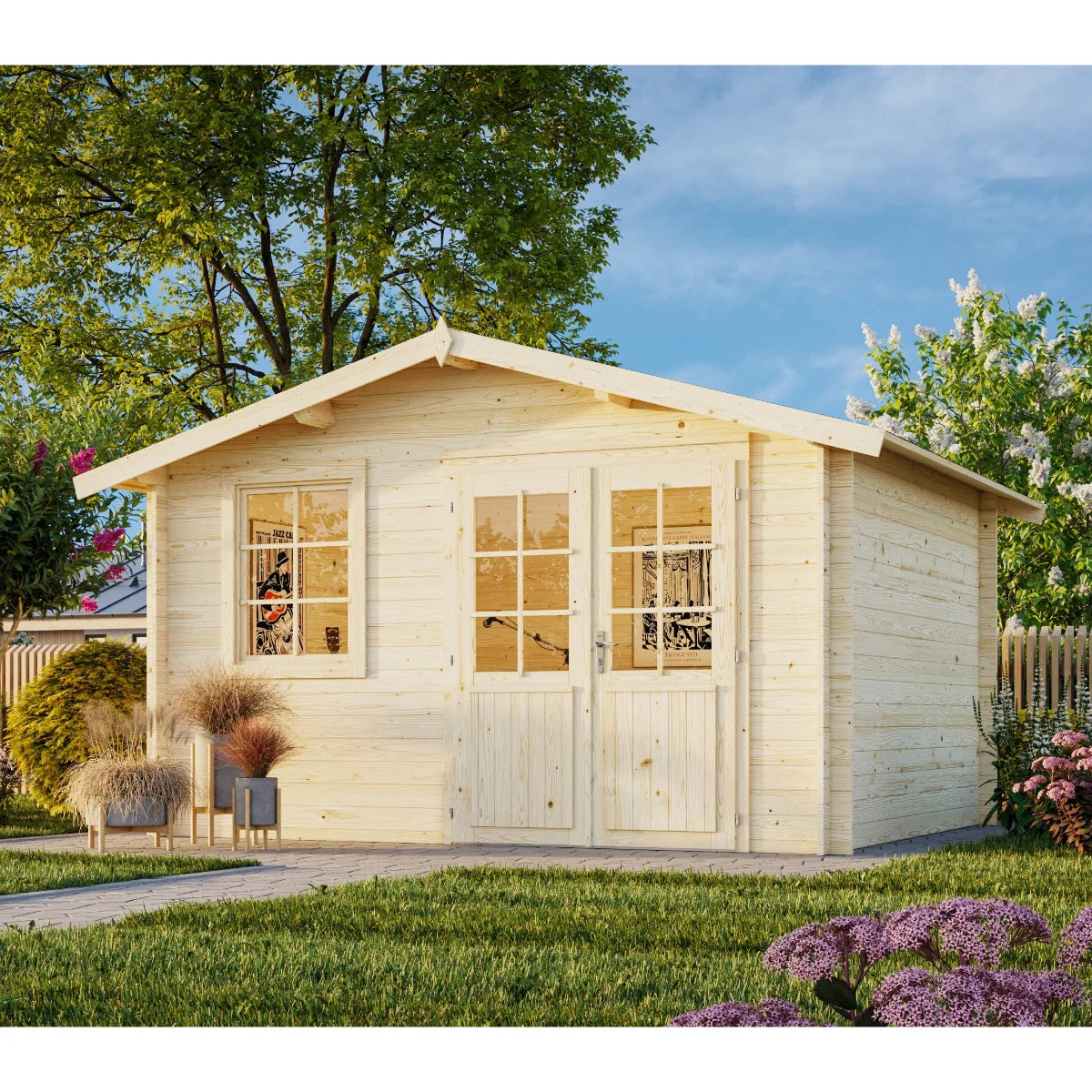 Losa Legnami Klara - Casetta da giardino in legno impregnato 380x320 cm