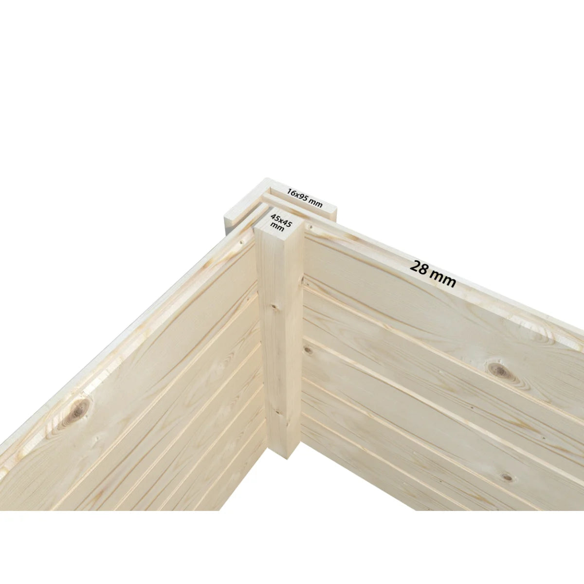 Losa Legnami Lya B - Casetta da giardino in legno impregnato 385X282 cm