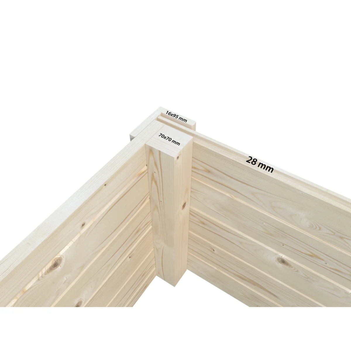 Losa Legnami Lydia A - Casetta da giardino in legno impregnato 285x291 cm