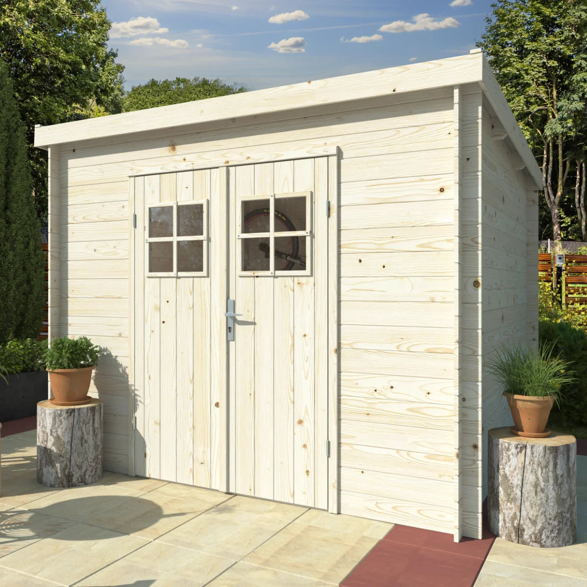Losa Legnami Molly C - Casetta da giardino in legno impregnato 260x260 cm