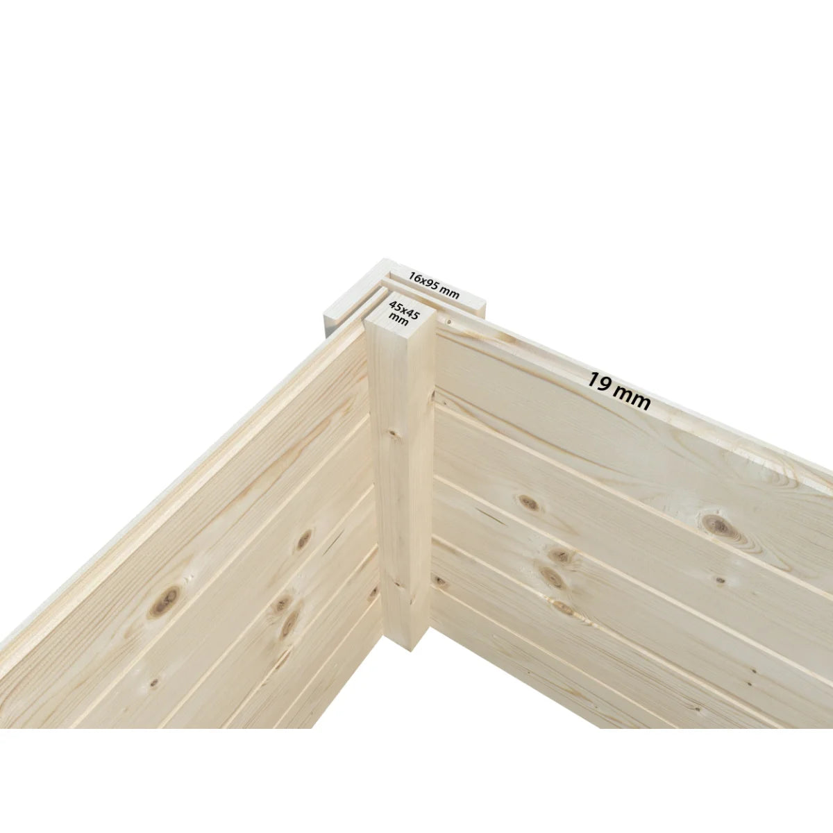 Losa Legnami Olivia 1 - Casetta da giardino in legno impregnato 280x184 cm
