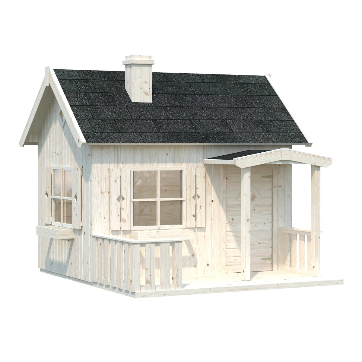 Losa Legnami Otto - Casetta da giardino per bambini in legno impregnato 233x157 cm