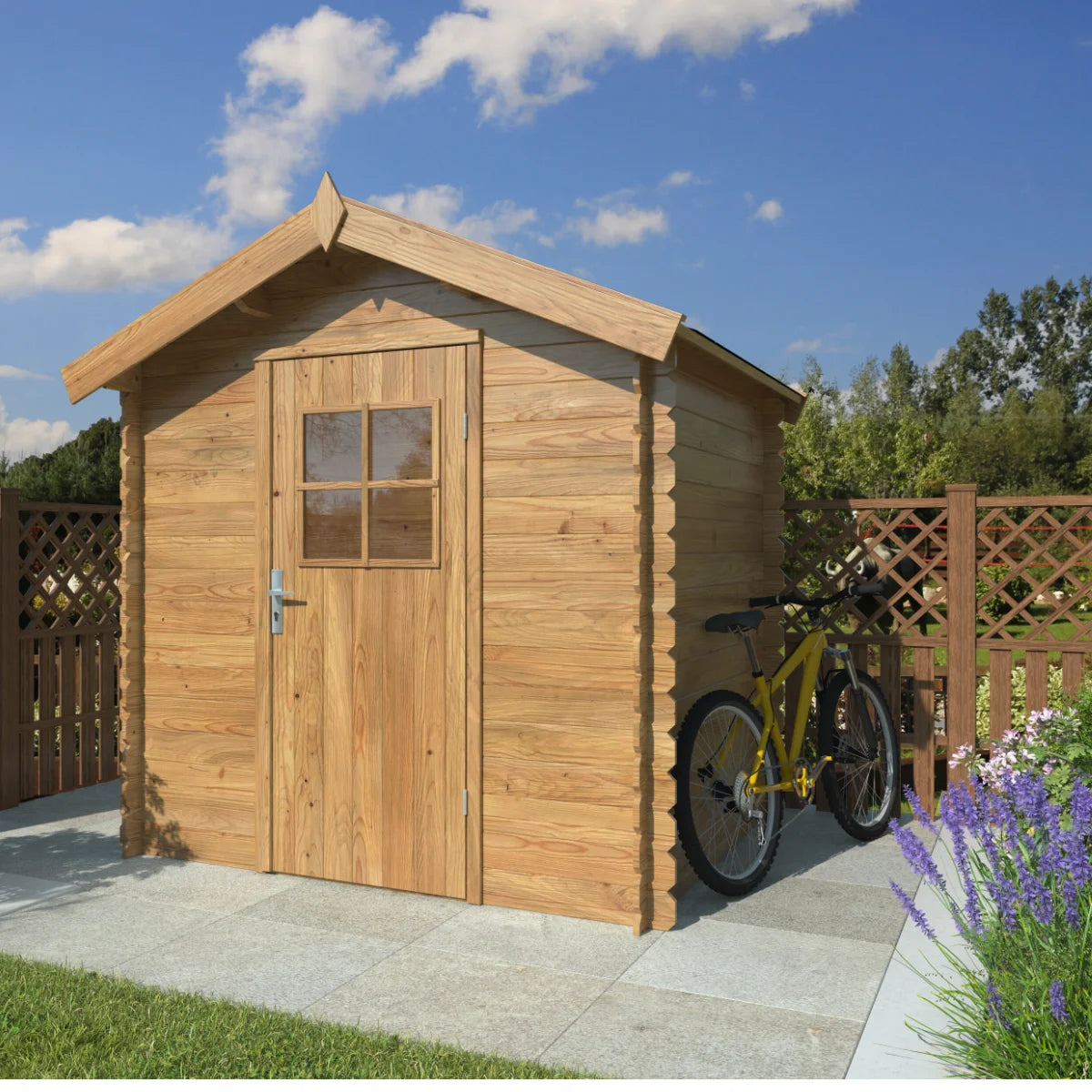Losa Legnami Paola - Casetta da giardino in legno impregnato 206x176 cm